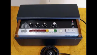 Roland TR-55 drum machine and Ace Tone FR-3 comparison demo and cleaning. Rhythm 55 beat box