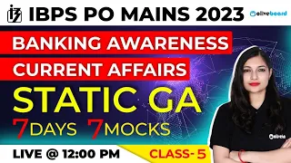 IBPS PO 2023 | IBPS PO Mains General Awareness Questions | Current Affairs By Sheetal Ma'am #5