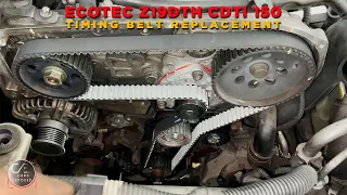 Opel Vauxhall Vectra 1.9 CDTi 150 Ecotec Z19DTH timing belt replacement