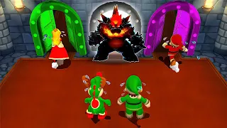 Mario Party 9 All Minigames Reindeer Yoshi Vs Mario Vs Peach Vs Luigi (Hardest Difficulty)