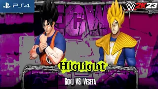 Highlights | Goku Vs Vegeta | WWE 2k23