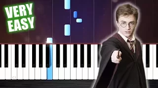 Harry Potter Theme - Piano Tutorial but it's TOO EASY (almost everybody can play it)