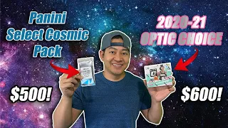 Panini Rewards Select Cosmic Pack & 2020-21 Optic Choice Box - $1100+ Box Opening!