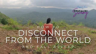 How to Disconnect From The World and Fall Asleep | Mindfulness Exercise to Fall Asleep |