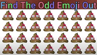 HOW GOOD ARE YOUR EYES l #105 l  Find The Odd  Emoji out l Emoji Puzzle Quiz  l kk arcade master