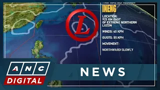 'Ineng' maintains strength while moving westward | ANC