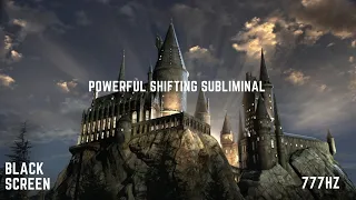 HOGWARTS SHIFTING SUBLIMINAL BLACK SCREEN 777Hz RAIN