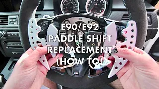 E90/E92 BMW DCT PADDLE SHIFT REPLACEMENT - (how to video)