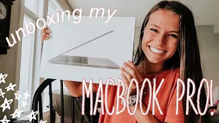 unboxing my 13" macbook pro w/ touchbar!