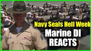 Marine Drill Instructor REACTS Navy Seals Buds Class - Hell Week Training