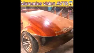 🤔Made a Mercedes vision AVTR with wood😱#shorts#viral