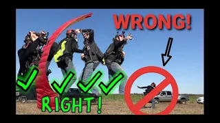 How To Kite a Paraglider:  Fundamentals of Ground handling and Common Mistakes Beginners Make
