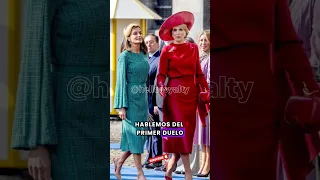 Letizia y Máxima y su primer duelo de estilo #letizia #queenmaxima #reinaletizia #fashion