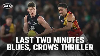 Last Two Minutes: Carlton v Adelaide | Round 5, 2024 | AFL