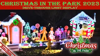 Christmas in the Park 2023 - drive-through light display at Freeman Lake Elizabethtown, Ky.