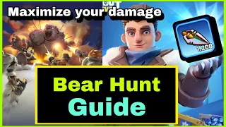 How to make huge damage in Bear Hunt | Ultimate guide on bear hunt - Whiteout Survival | Bear trap