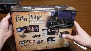 Распаковка настольной игры Гарри Поттер "Битва за Хогвартс" + дополнение "Чудовищная коробка чудищ"