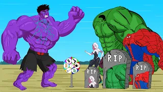 Evolution of SUPERHERO: SPIDER-VERSE, Giant SUPERMAN vs. VIOLET HULK MONSTER - Back from Dead SECRET