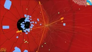 CMS Collision Higgs into 4 high energy electrons