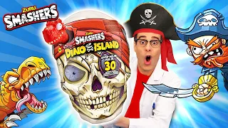 Abro CALAVERA GIGANTE con SORPRESAS 🎁 Zuru Smashers Huevo Sorpresa Dino Island