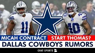 Cowboys Rumors: MASSIVE Micah Parsons Contract? Sign Dalvin Cook Or Cam Akers? Start Juanyeh Thomas?