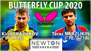 1/2 FINAL SKACHKOV - MERZLIKIN BUTTERFLY CUP-2020 #tabletennis #настольныйтеннис