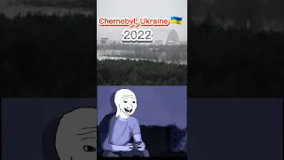 Chernobyl Ukraine 🇺🇦  2022 vs 1986 #shorts #chernobyl