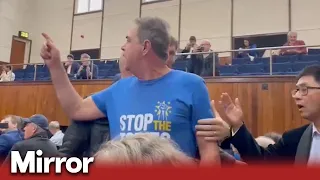 'Bulls*** to Brexit': Anti-Brexit campaigner kicked out of Tory conference