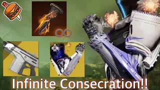 INFINITE CONSECRATION With THIS Pyrogale Gauntlets Titan Build // Destiny 2 Season of the Witch