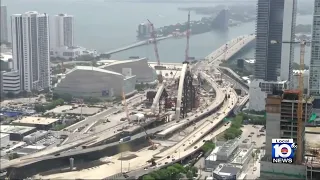 Road closures begin for major construction project for Dolphin Expressway, I-95 interchange