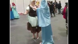 Cinderella transformation at MCM Comic Con London October 2016