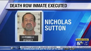 Nicholas Sutton executed via electrocution