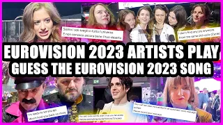 Eurovision 2023 Artists Play: Guess The Eurovision 2023 Song (Part 1)