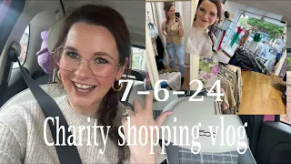 Real life vlogs let’s go for a charity shop rummage 🛍️ 🛍️🛍️🛍️ 7 June 2024 #charityshopping