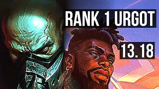 URGOT vs K'SANTE (TOP) | Rank 1 Urgot, 6/0/4, 2.3M mastery, 300+ games | JP Challenger | 13.18