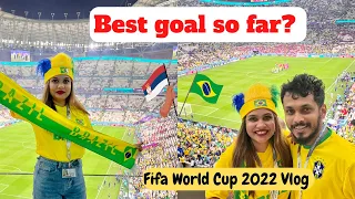 Brazil vs Serbia Game day Vlog in Qatar Fifa World Cup 2022