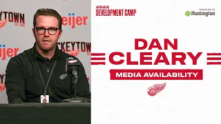 Dan Cleary on Red Wings Development Camp