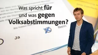 #kurzerklärt: Was spricht für und was gegen Volksabstimmungen?