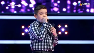 Oscar Gálvez - Si me dejas ahora | Programa 5 Audiciones a ciegas de La voz kids México 2022