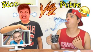 RICO VS POBRE NA ESCOLA #39 - TENTE NÃO RIR DESAFIO !!