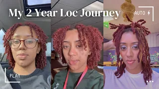 2 YEARS LOC'D | My loc Journey | Two strand Twists