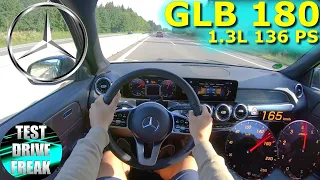 2021 Mercedes Benz GLB 180 136 PS TOP SPEED AUTOBAHN DRIVE POV