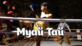 Тайский Бокс Муай Тай перед представлением Сиам Нирамит на Пхукете