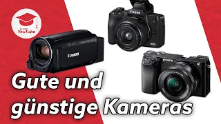 Gute und günstige Kameras für YouTube-Videos (250€, 500€, 750€)