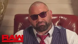 Batista calls Triple H a “control freak” during intense interview: Raw, March 18, 2019