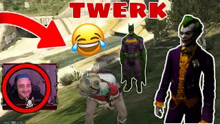 O TeamPls ΓΙΝΕΤΑΙ HARLEY QUINN ΚΑΙ TROLLAREI ΤΟΝ JOKER ΚΑΙ ΤΟΝ BATJOKER 😱 😂 (GTA RP)