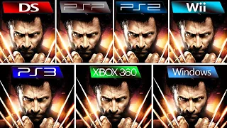 X-Men Origins Wolverine (2009) DS vs PSP vs PS2 vs Wii vs PS3 vs XBOX 360 vs PC