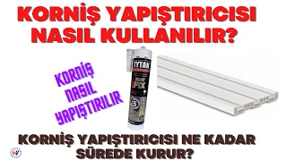 Korniş Yapıştırıcısı Nasıl Kullanılır? Korniş yapıştırıcısı ne kadar sürede kurur?