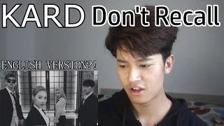 K.A.R.D - Don't Recall (Hidden Ver.) Reaction