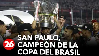 San Pablo, campeón de la Copa del Brasil ante el Flamengo de Jorge Sampaoli